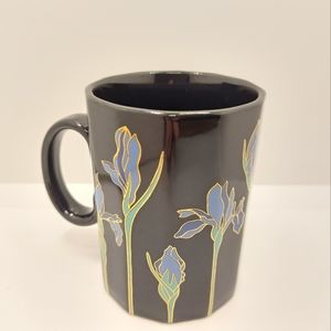 Vintage Blue Iris mug by Otagiri Japan